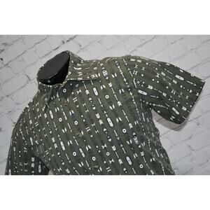 The North Face Shirt Mens Size Small Performance Cotton Polyester Green